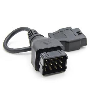 12Pin Male to OBD2 16Pin Female  Truck Cable OBD1 to OBD2 cable or Renault 