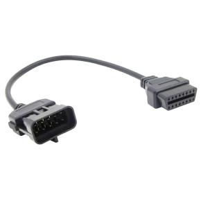 OBD2 16Pin  female  To 10pin  male Cable for OPEL OBDII Cable For Vauxhall