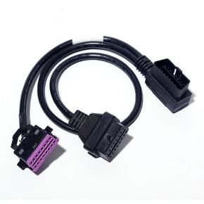 Volkswagen Audi OBDII CableOBD2 Extension OBD Splitter Y  Cable For Volkswagen Audi VW Car Diagnostic