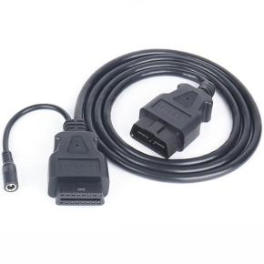 OBD Extension Cable With DC Jack, OBD2 16 pin Female To Male cable  With DC 5.5*2.1 mm Plug For Car Diagnostic Tool