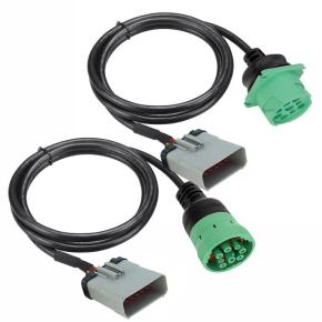 14Pin RP1226 to Type2 j1939 ELD OBD2 16Pin Open End Adapter Y Cable