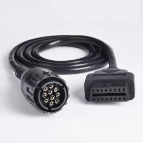 OBDII 16pin Female to Motor Adaptor Motorbike 10Pin Cable For BMW Motorcycle OBD Connection Cable