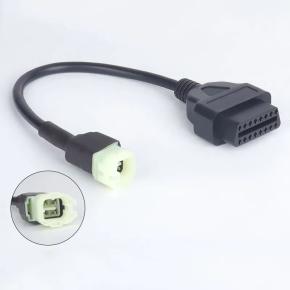 K Line 16 Pin OBD2  To Motorcycle 4 Pin OBD Cable  For Honda OBD Motorbike Cable