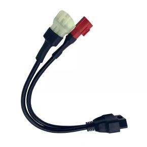 OBD2 OBDII 16pin To 6pin Splitter Y Cable For KTM Kawasaki For Honda Yamaha Suzuki Motorbike