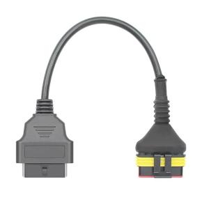 OBDII  OBD2 16pin To 6pin  Adapter Cable For Benelli Motorbike