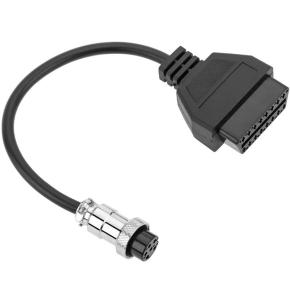  6pin To OBDII OBD2 16pin Female Adapter Diagnostic Cable  For PGO Piaggio Motorbikes