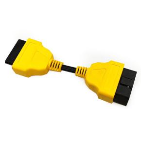 Yellow OBD OBD2 OBDII 16pin Male to Female Extension cable for Car Diagnostic Extender