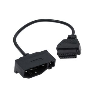 OBD2  OBDII  Female 16pin To 7pin Male Test Cable For Ford Cars Diagnostics