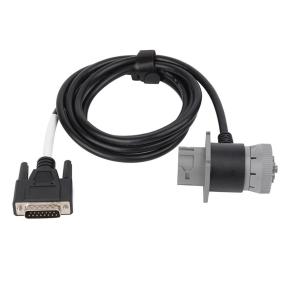   T Type J1708  6Pin Male and Female To DB15 Male Adapter Cable For Truck Diagnosis