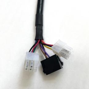  RIGHT Angled OBD OBD2 OBDII 16pin Female To Molex 6pin and 5557 6pin Cable