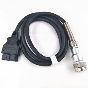 OBD OBD2 OBDII To 19pin Metal Round Type Plug Cable For Vehicle Testing Diagnostic Device Machine