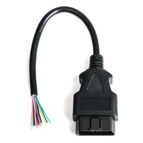 OBD Male  to  open end Cable  OBD Male to Pigtail Cable