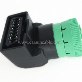 WBLD Right Angle J1939 Male to OBD2 Female Adapter