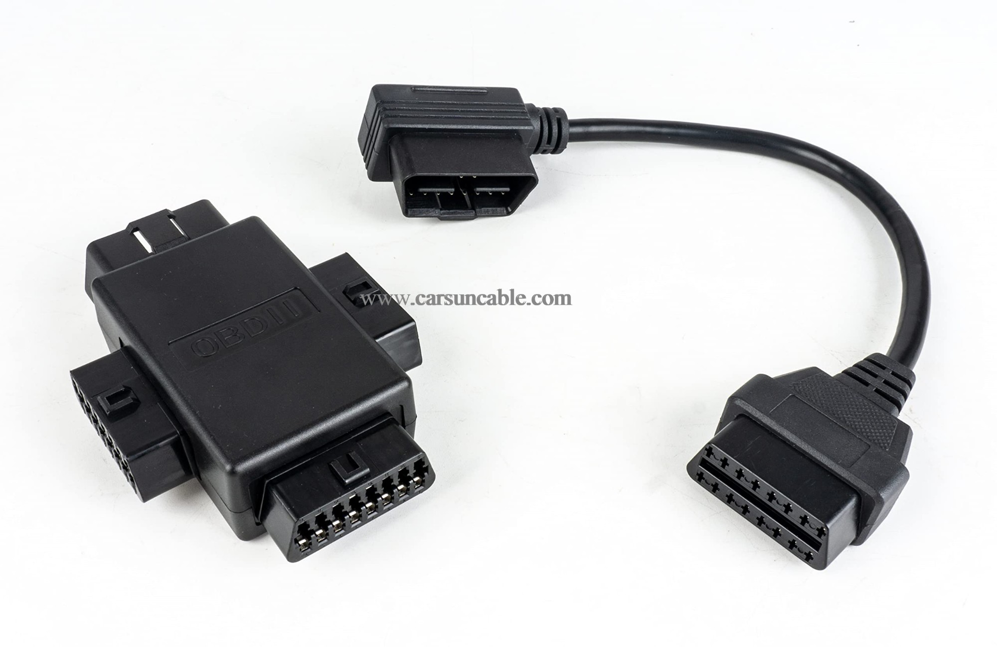 1pcs OBD2 Male to Female Extension Cable 1pcs OBD ii 16Pin J1962 1Male to 3 Female Adapter