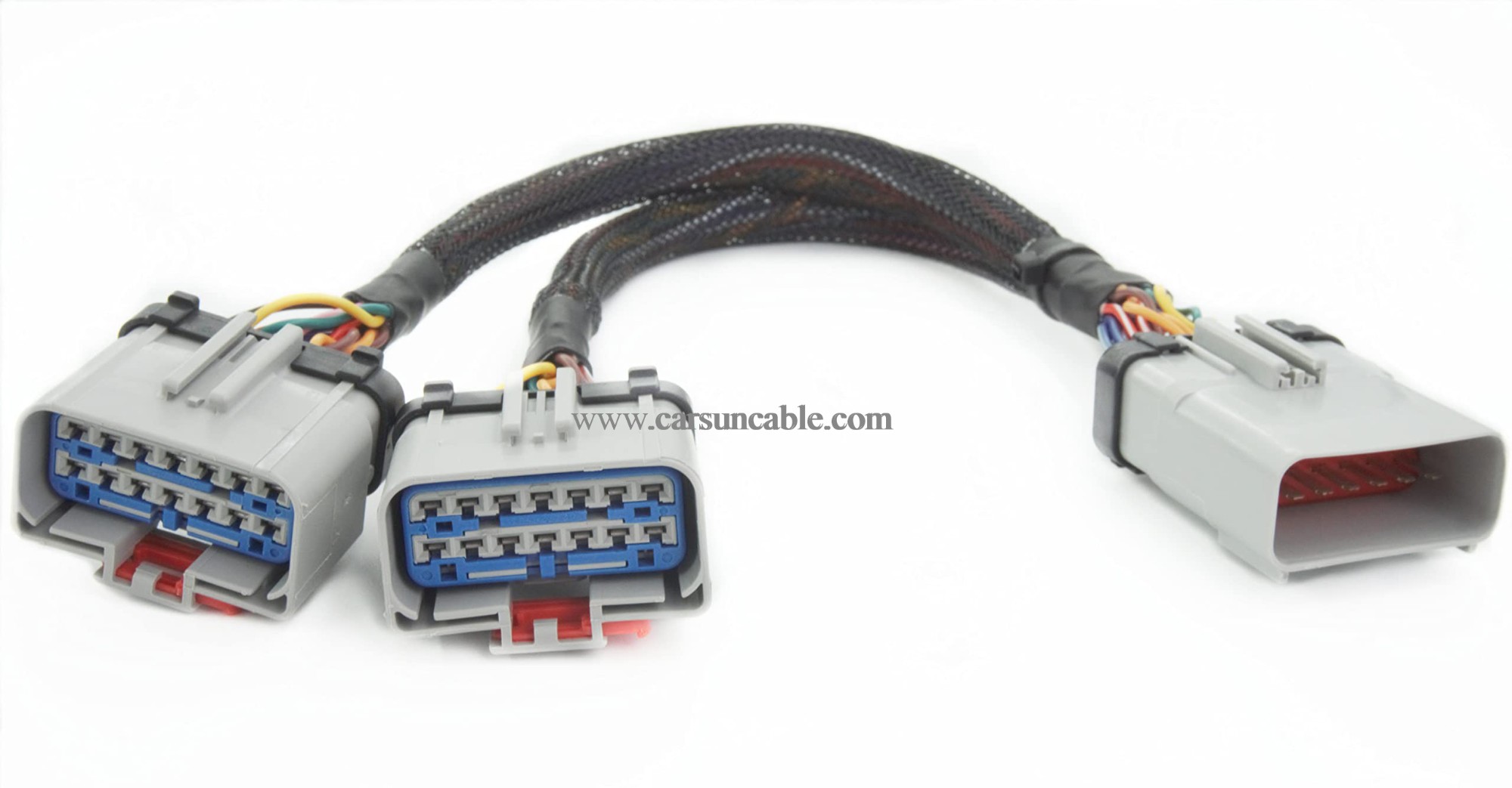 14PIN RP-1226 14 Way 1 Male to 2 Female Y Cable Adapter RP1226 Splitter for Freightliner