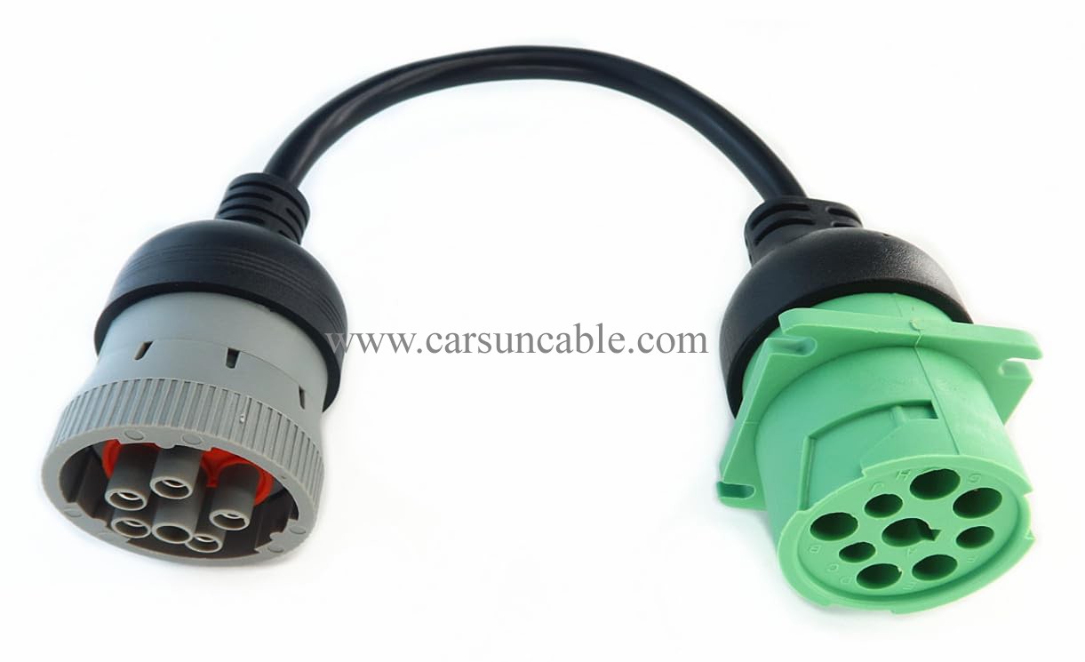 J1708 to J1939 Adapter 6pin to 9pin Cable for Truck Freightliner