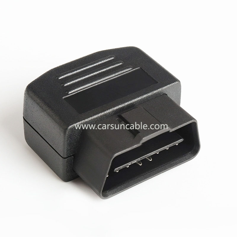 Automotive OBD2 Male Shell Connector OBD Plug+Shell+Screw J1962M No Outlet