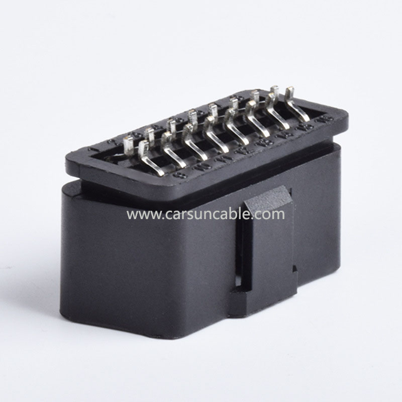 Folded OBD2 Male, 12V Connector