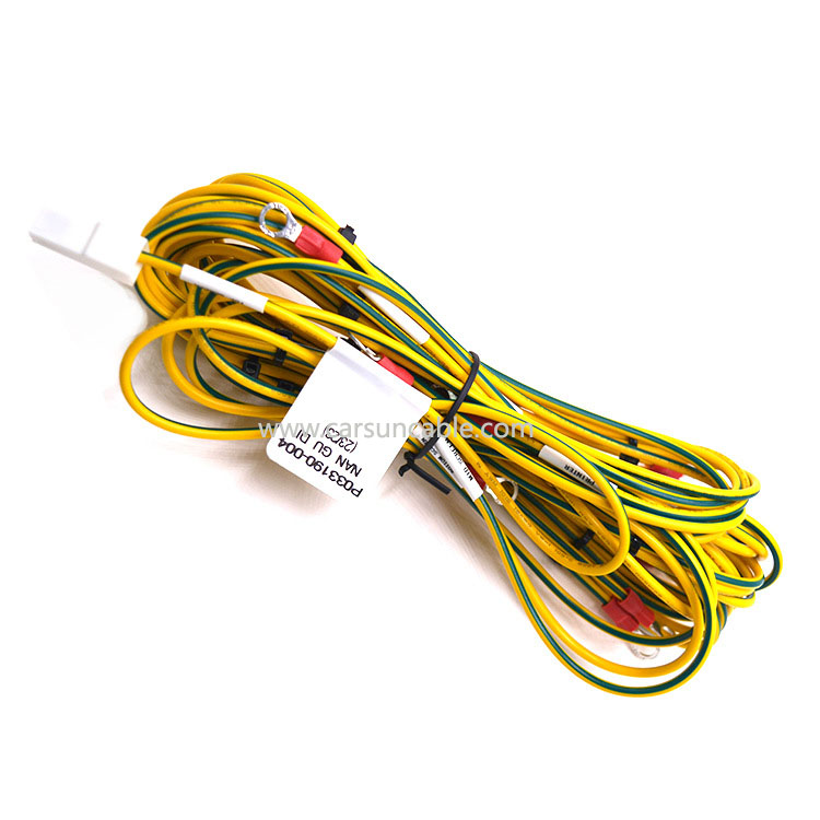 Game machine harness UL1015 #18 yellow note green 250 female hard shell multi-terminal wiring harness processing and customization