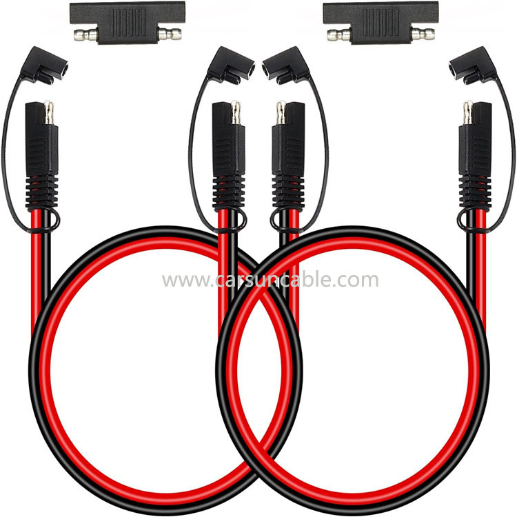 Double Head SAE Connection Cable 14AWG Solar Battery Plug Cable SAE Solar Extension Cable 14AWG