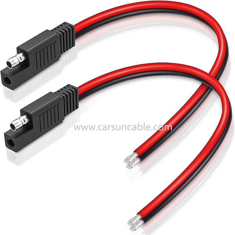 SAE Single Head Cable Solar Battery Fast Charging Cable SAE Connection Cable 14AWG 30CM