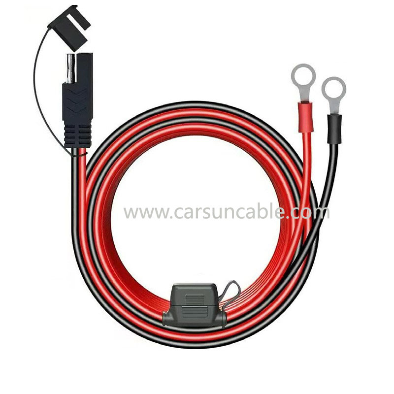 SAE wire to O-type terminal with fuse box SAE connection wire SAE automotive fuse box terminal wire