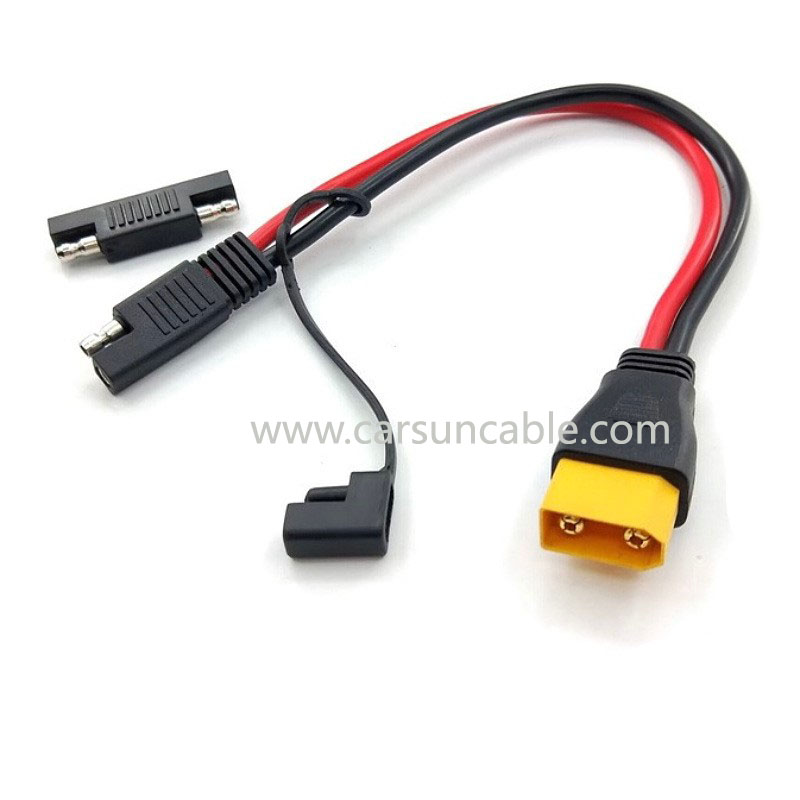 XT60 to SAE Connection Cable Solar Panel Charging Cable XT60 Car Model Aviation Model Battery Connector