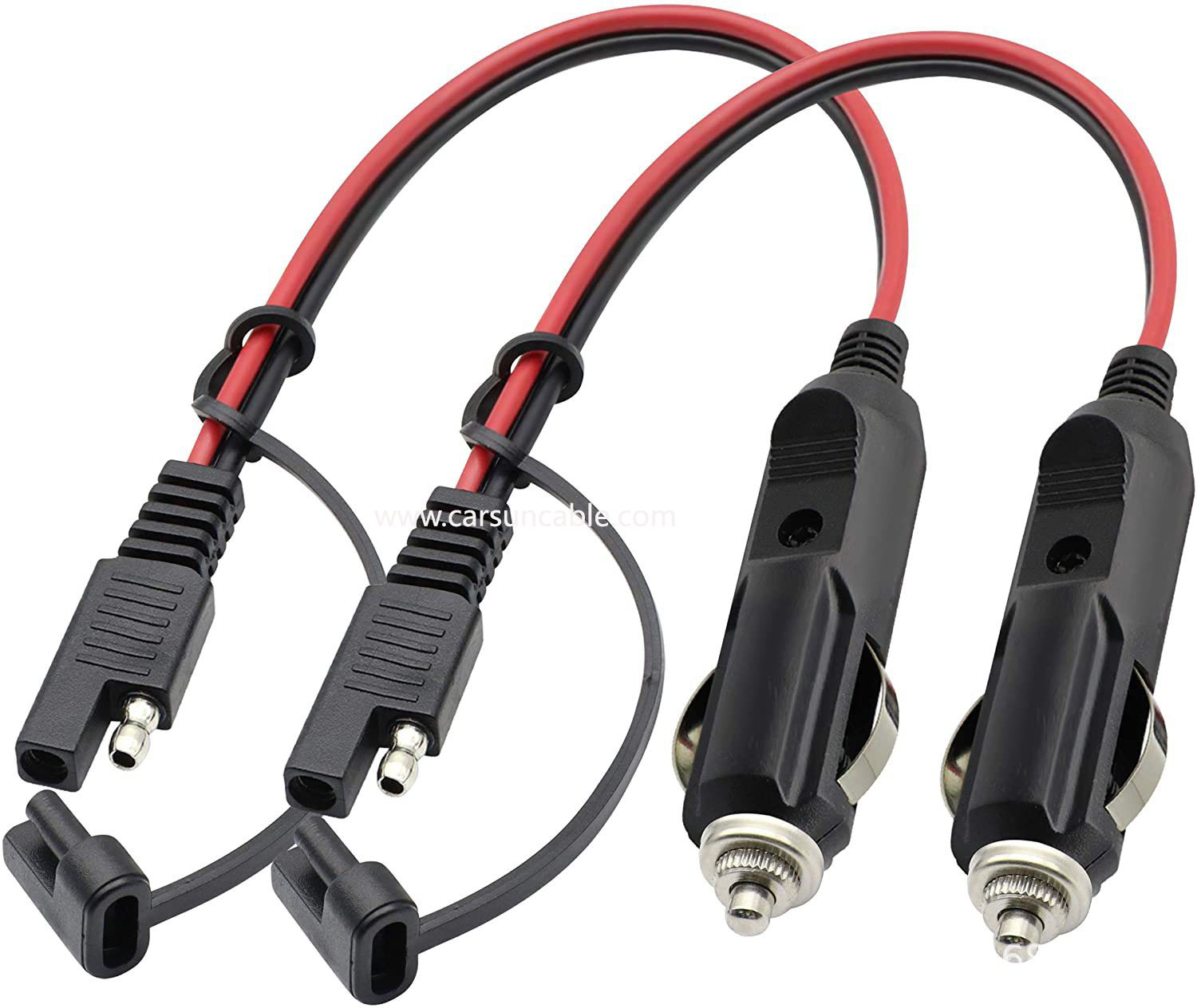 American style cigarette lighter to SAE cable Cigarette lighter plug power cord with indicator fuse car 12/24V