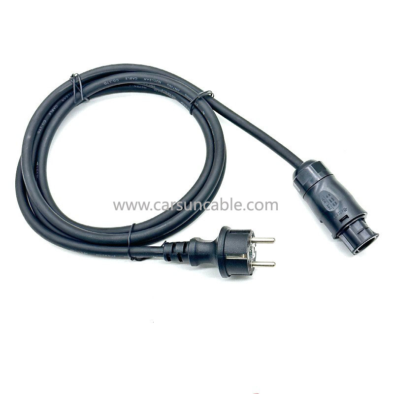 European Standard BC01 Plug Cord Europe bc01 power cord bc01 photovoltaic solar micro inverter